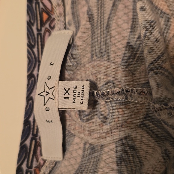 Star Fever 1x Blue Tunic Short Sleeve - Picture 3 of 4